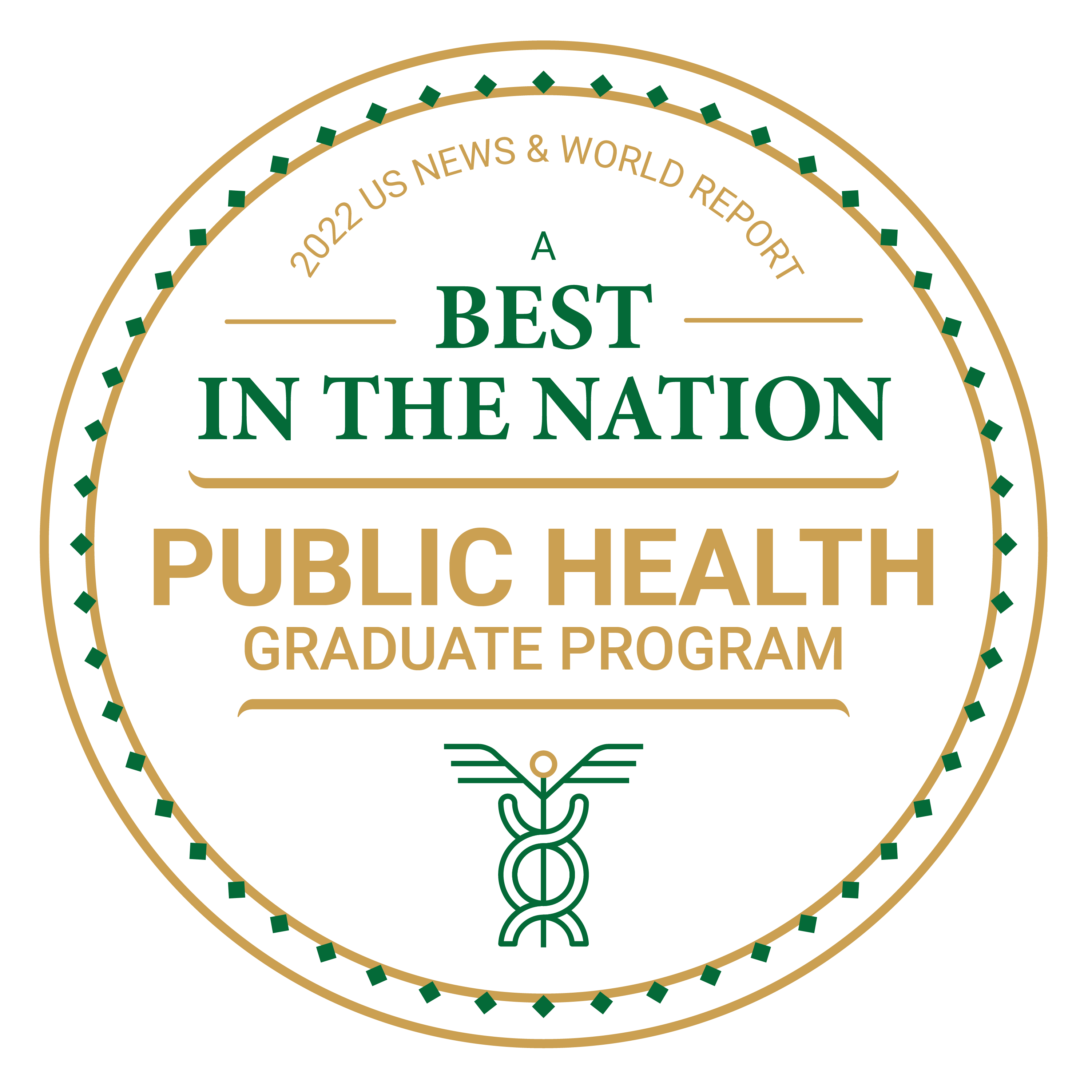 badge for 2022 us news and world report a best in the nation public health graduate program