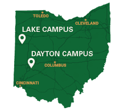 Lake Campus on Ohio map