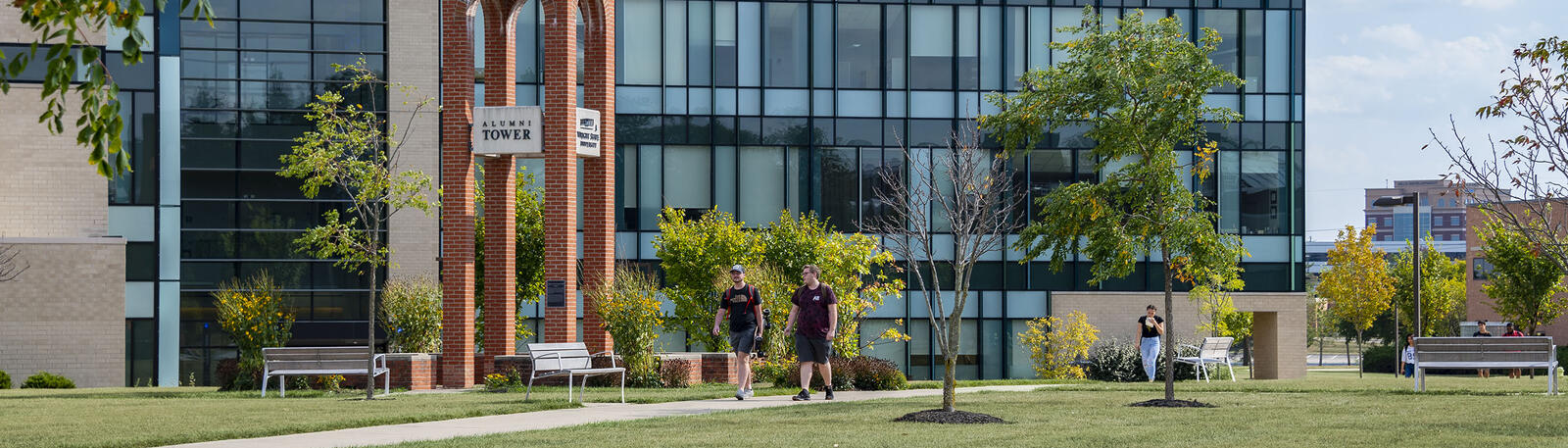 photo of the neuroscience engineering collboration building