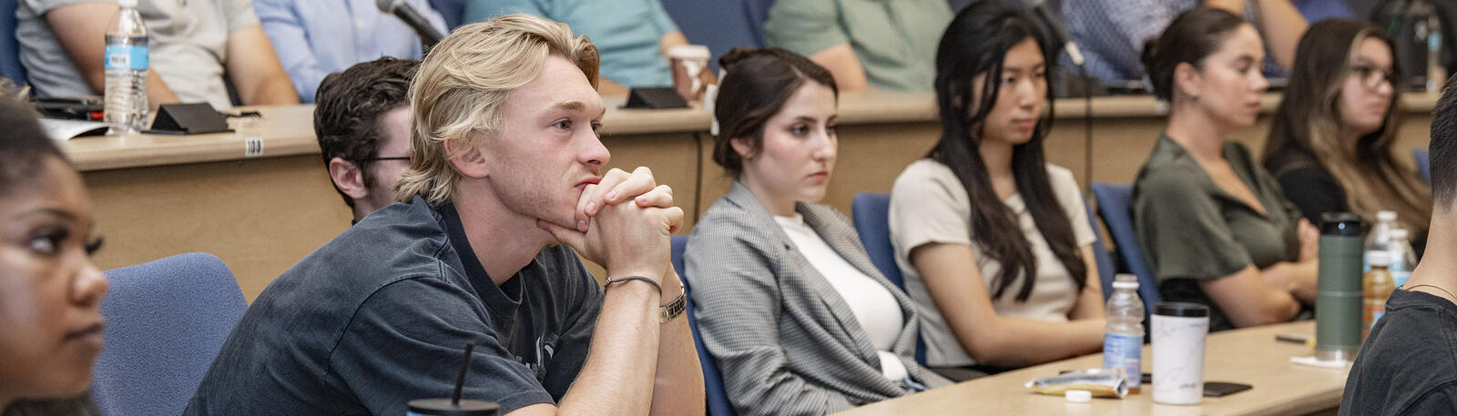 photo of students in a lecture hall