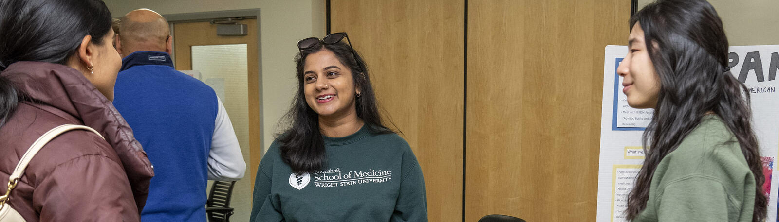 photo of students at an organization fair