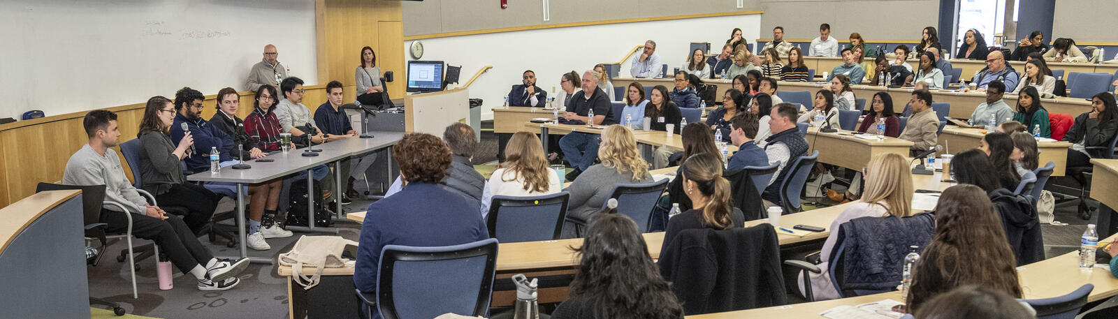 photo of students in a lecture