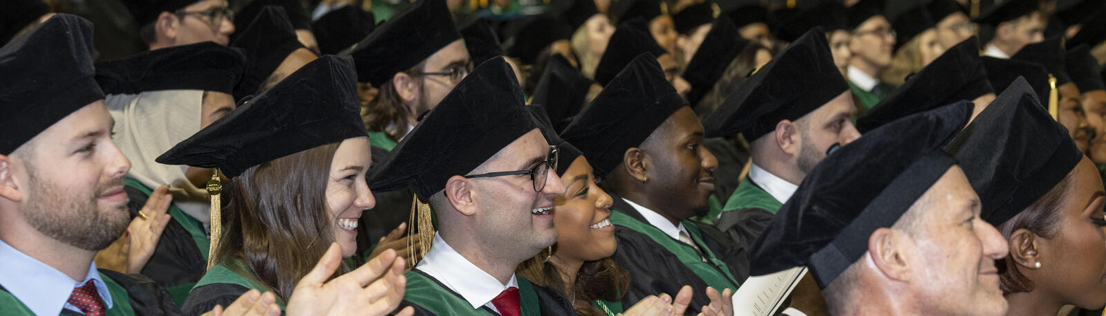 photo of boonshoft school of medicine graduates at graduation ceremony