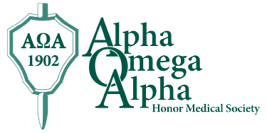 alpha omega alpha honor society logo