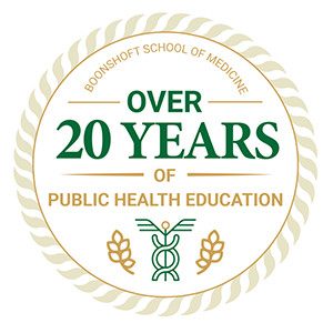 boonshoft school of medicine Over 20 Years of Public Health Education graphic