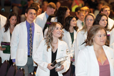 medical students at convocation